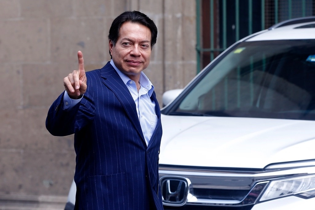 Mario Delgado, titular de la Secretaría de Educación Pública, llega a Palacio Nacional el 11 de septiembre de 2024. Foto José Antonio López 