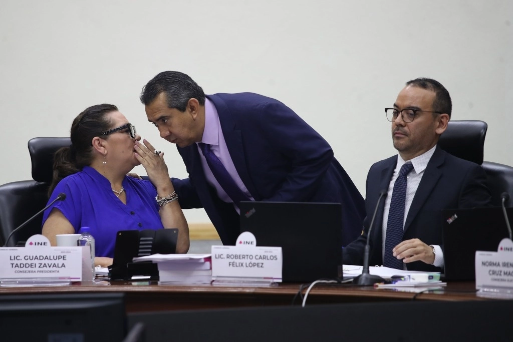 La consejera presidenta del INE, Guadalupe Taddei, reiteró que el consejo general tomó un acuerdo el 7 de diciembre pasado, antes de que hubiera definiciones en cuanto a candidaturas y eventuales coaliciones. Foto Yazmín Ortega Cortés 