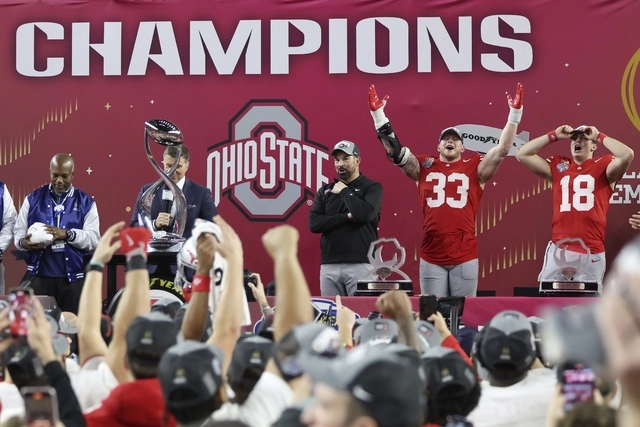 Los Buckeyes buscarán su sexto título nacional. Foto Ap