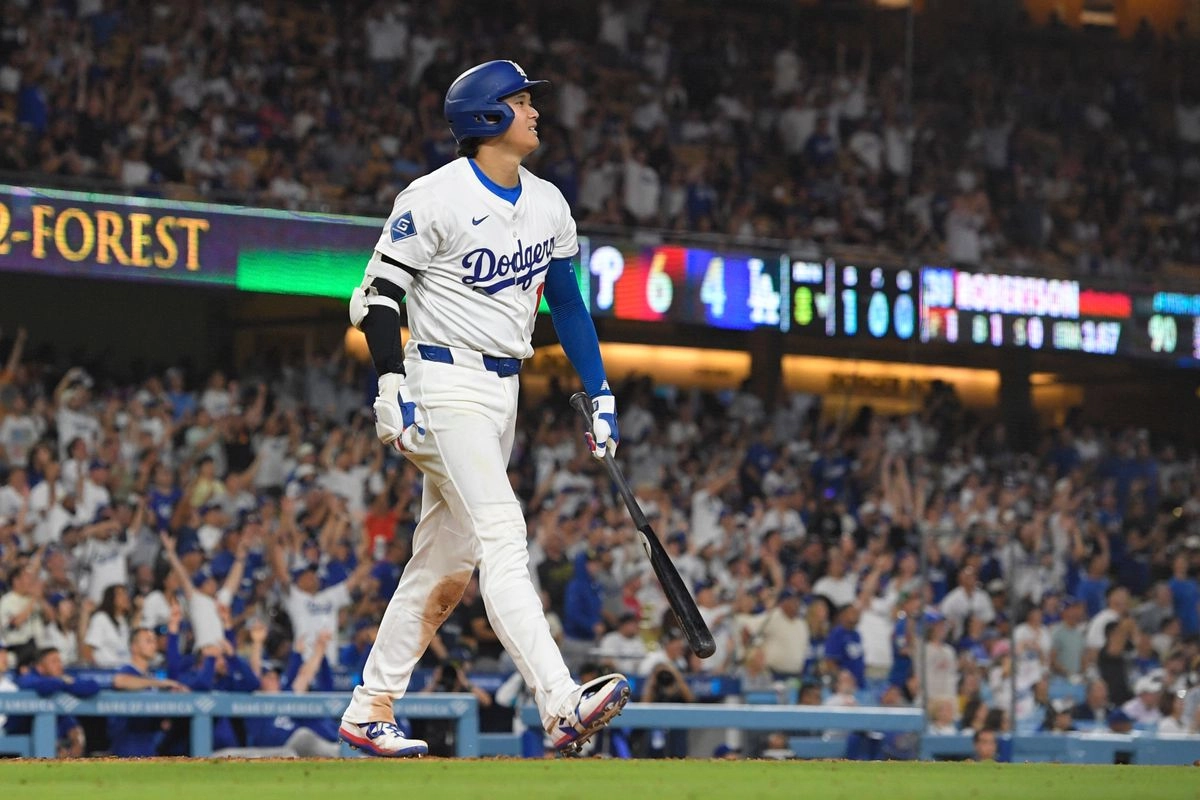 El astro japonés acercó a su equipo, ahora con el madero, al conectar un cuadrangular en la octava entrada para recortar a una carrera la diferencia. Foto