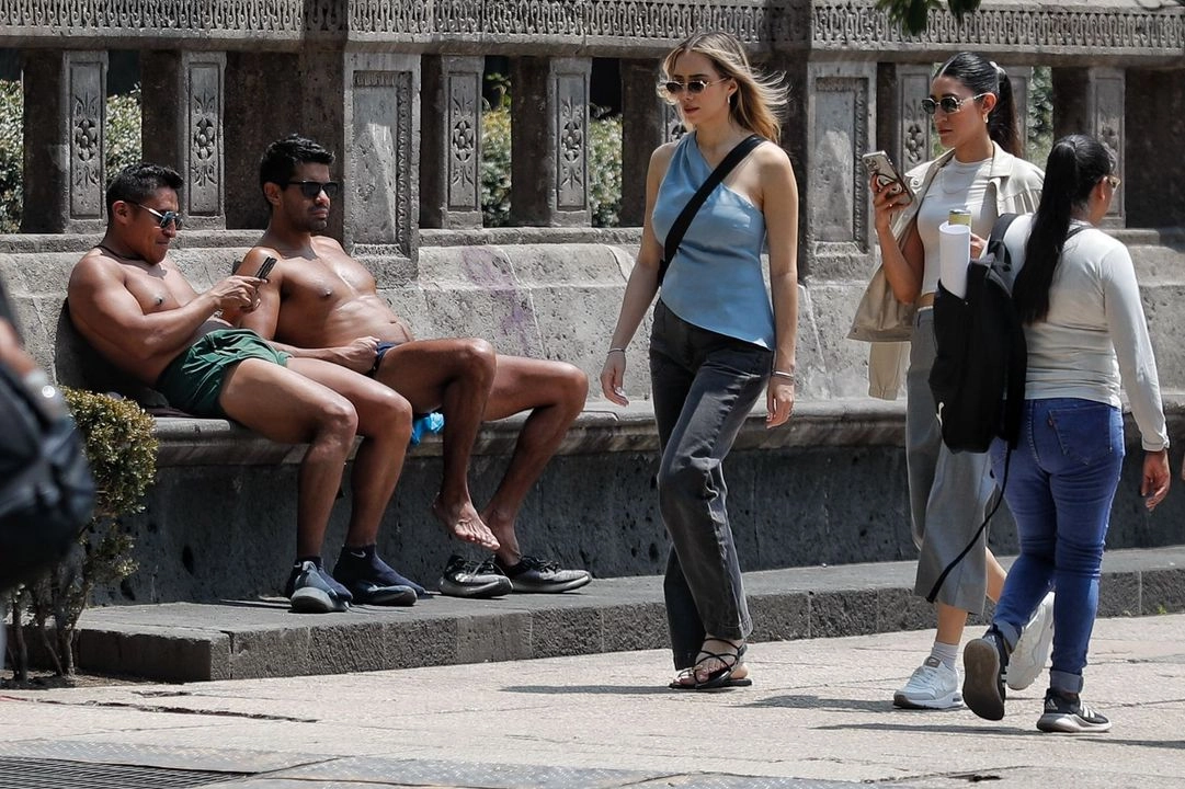 Altas temperaturas registran en la Ciudad de México, el 18 de mayo de 2025. Foto 
