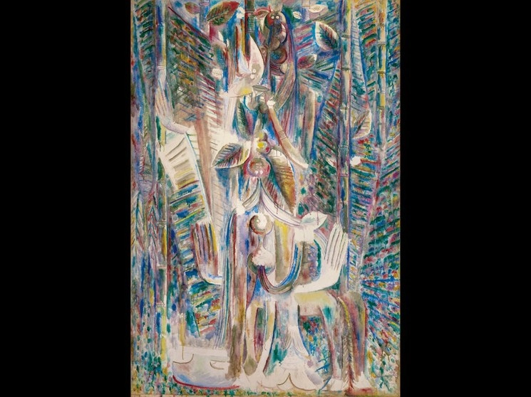 Sotheby's subastará ‘Omi Obini’ de Wifredo Lam la semana del 29 de junio. Foto Ap