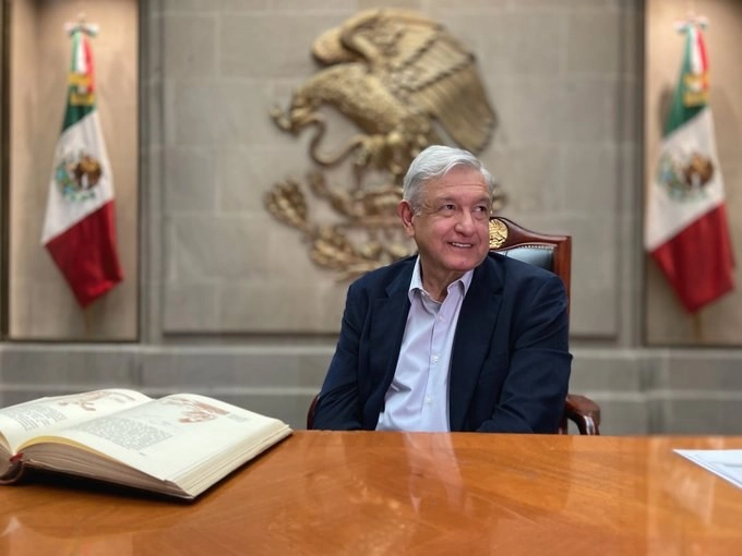 El mensaje también destaca que se ha atendido bien la pandemia en México. Foto @lopezobrador_