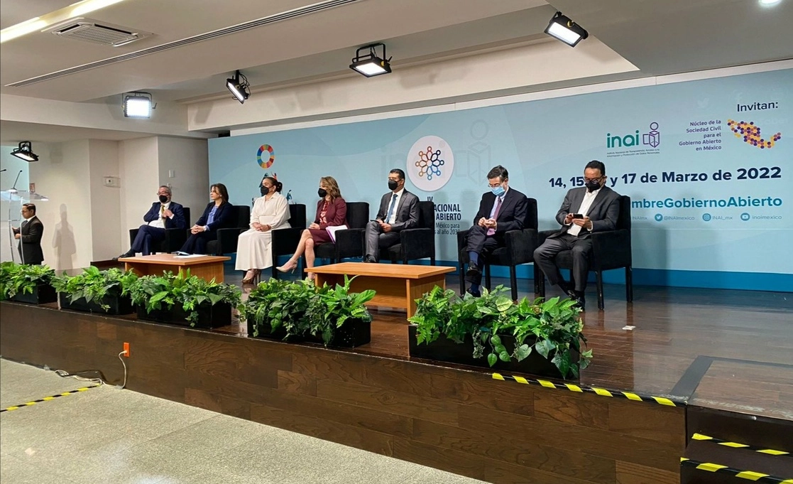 La IV Cumbre Nacional de Gobierno Abierto es organizada por el INAI. Foto ITEI 