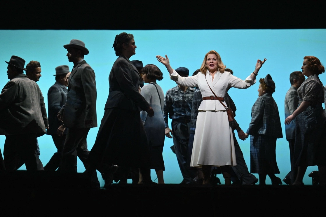 La Ópera de NY durante un ensayo de la puesta en escena ‘The Hours’. Foto Afp  