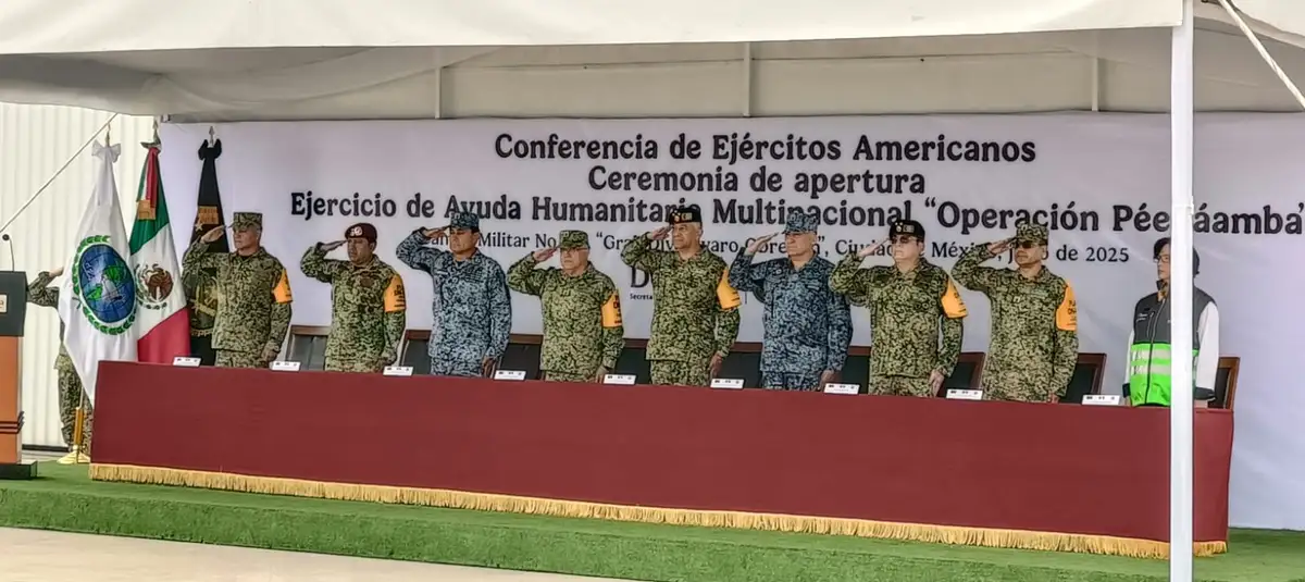 "La operación Péekáamba,  cuyo nombre en lengua maya significa terremoto, ha sido planeada y diseñada con el propósito de fortalecer capacidades colectivas ante desastres naturales y emergencias humanitarias, partiendo de experiencias reales como los sismos de gran magnitud que han afectado a nuestro país". Foto