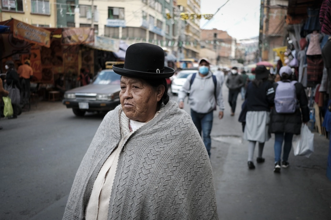Vida cotidiana en La Paz, Bolivia. Foto Xinhua