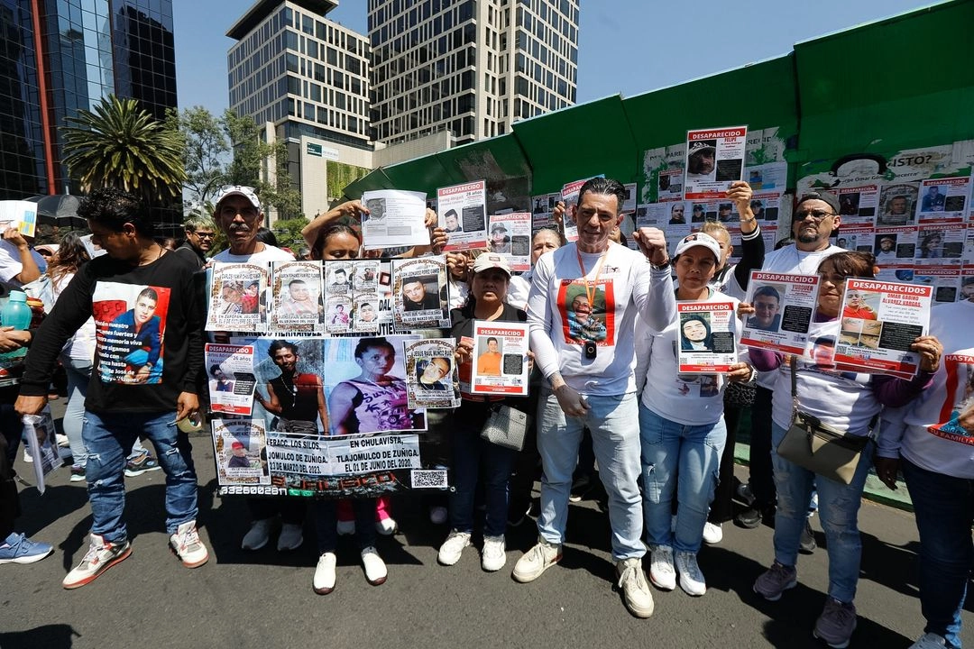 Familiares de desaparecidos durante una protesta en imagen de archivo. Foto 