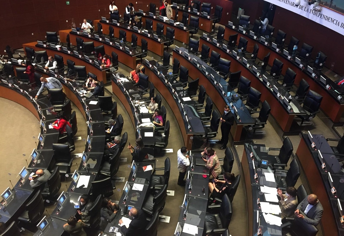 Senadores durante la sesión de este 16 de marzo de 2022. Foto Cristina Rodríguez