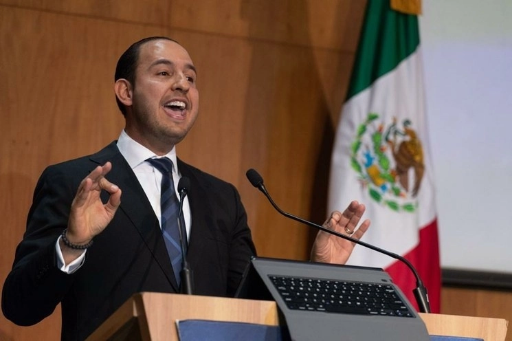 El presidente del PAN, Marko Cortés. Foto Pablo Ramos / Archivo
