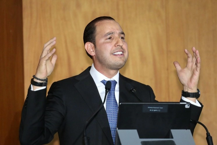 El dirigente nacional del Partido Acción Nacional, Marko Cortés. Foto Luis Castillo / Archivo