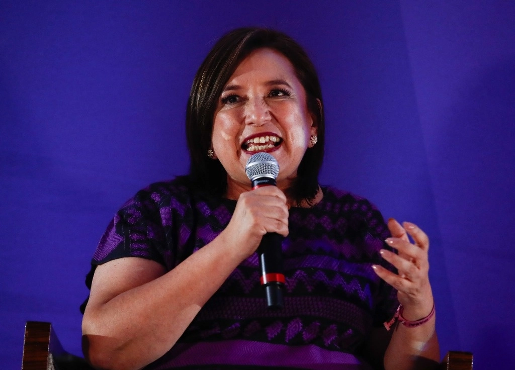 Xóchitl Gálvez Ruiz, candidata de Corazón y Fuerza por México a la presidencia en imagen de archivo. Foto Víctor Camacho 