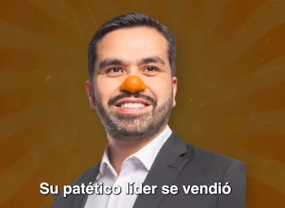 En un video difundido en redes sociales, el PRI aseguró que MC "nunca será una alternativa para México". Imagen tomada del video publicado en la cuenta de X 