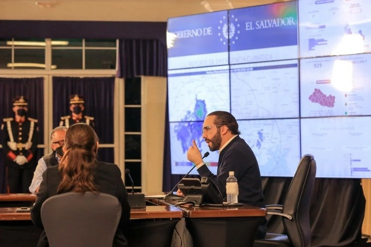 Nayib Bukele, presidente de El Salvador. Foto @PresidenciaSV

