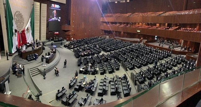 Sala de sesiones de la Cámara de Diputados. Foto José Antonio López