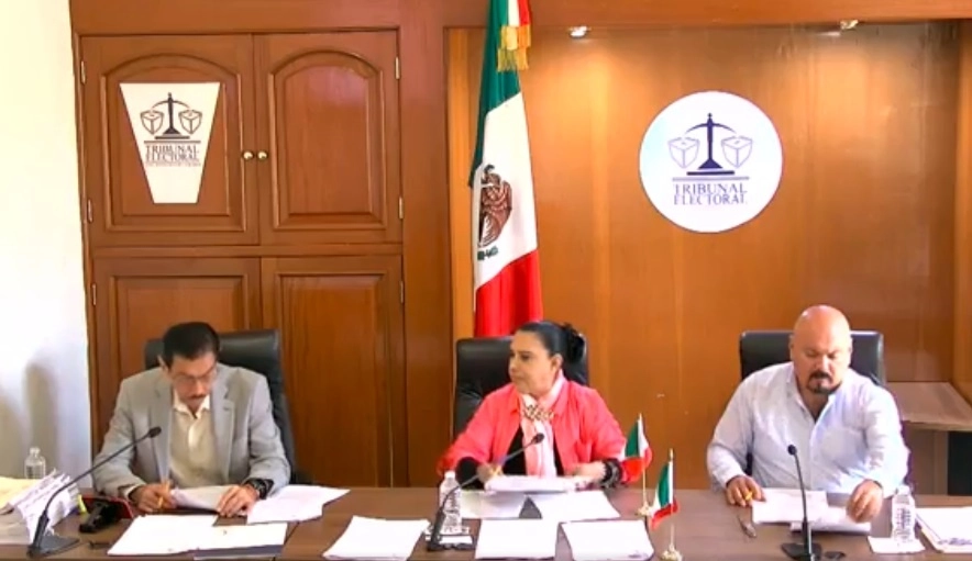 Magistrados del Tribunal electoral de Colima. Foto Juan Carlos Flores