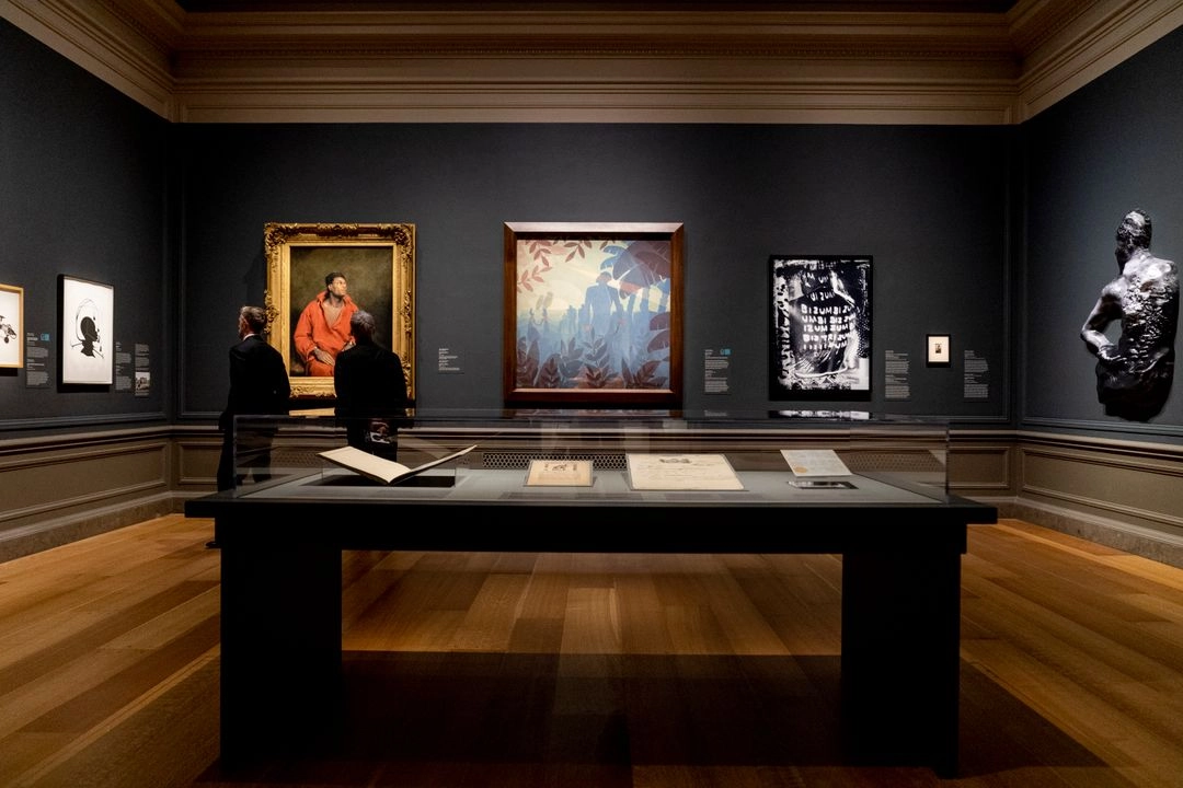 Exhibición sobre arte afroamericano en la Galería Nacional de Washington, uno de los museos que forma parte del Instituto Smithsonian.