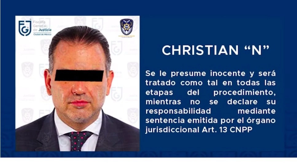 Presuntamente el ex alcalde panista Christian Von Roerich fue parte del cártel inmobiliario en la alcaldía Benito Juárez. Foto Fiscalía CDMX