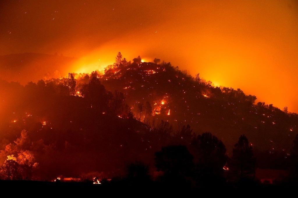 El incendio 'French' ha consumido 340 hectáreas en el condado de Mariposa, en California, EU. Foto Ap  