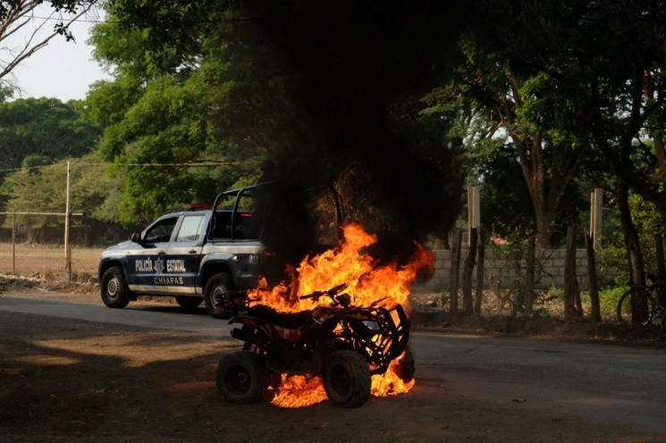 Desde hace varios meses la violencia se ha recrudecido en Frontera Comalapa, Chiapas. Foto Cuartoscuro 