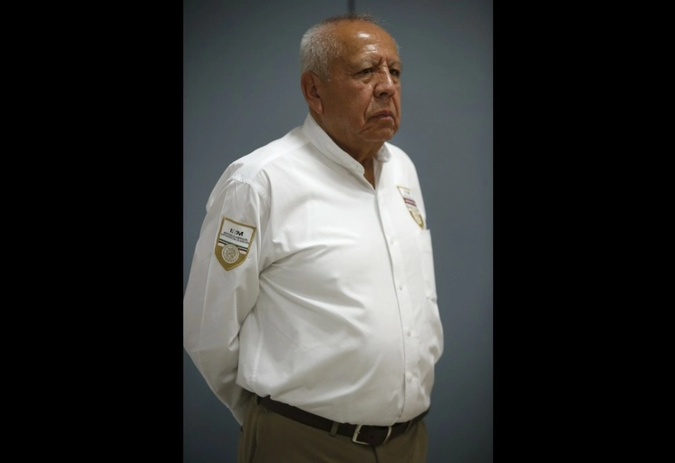 El titular del INM, Francisco Garduño, encabezó la mesa de trabajo con organismos como Acnur y CNDH. Foto José Antonio López / Archivo