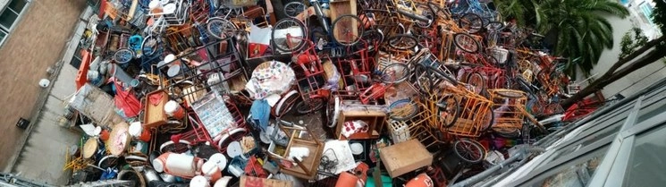 El domingo pasado, el director General de Gobierno y Asuntos Jurídicos de Miguel Hidalgo informó que 140 triciclos incautados en Polanco y Granadas iban a ser destruidos. Foto tomada de Twitter @HegelCortes