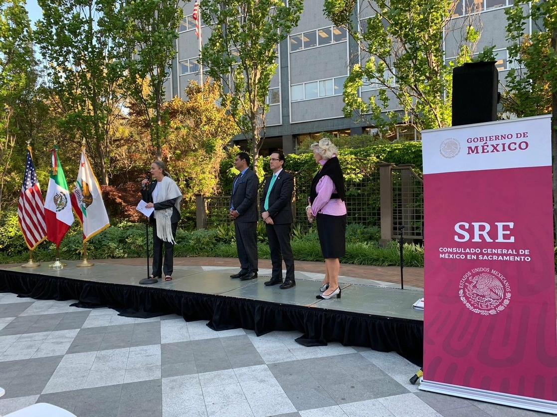 En imagen de archivo, el evento del Día de México en el Capitolio, conocido en inglés como California-Mexico Advocacy Day realizado en 2019. Foto tomada de la cuenta Twitter @consulmexsac
