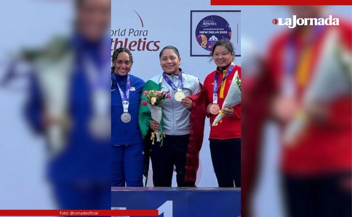 El podio lo completaron la estadunidense, Samantha Heyison, que se llevó la plata con un lanzamiento de 40.65m, y la china, Juan Yao (39.23m), se tuvo que conformar con el bronce.
