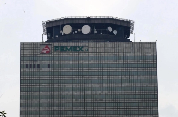 Torre de Pemex en la Ciudad de México.