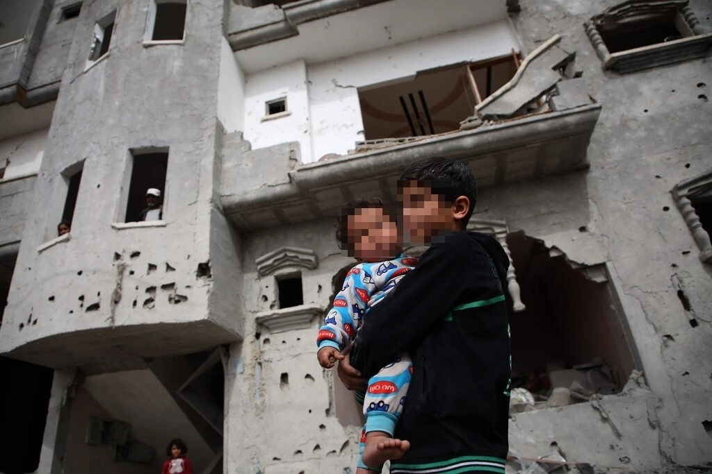 Los palestinos muertos desde el 7 de octubre suman 32 mil 623, de acuerdo con Hamas. La imagen, en Rafah. Foto Xinhua