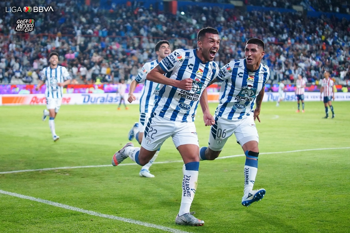 Pachuca avanzó a la semifinal tras vencer 3-2 al Atlético de San Luis. Foto tomada de la cuenta de Twitter @LigaBBVAMX