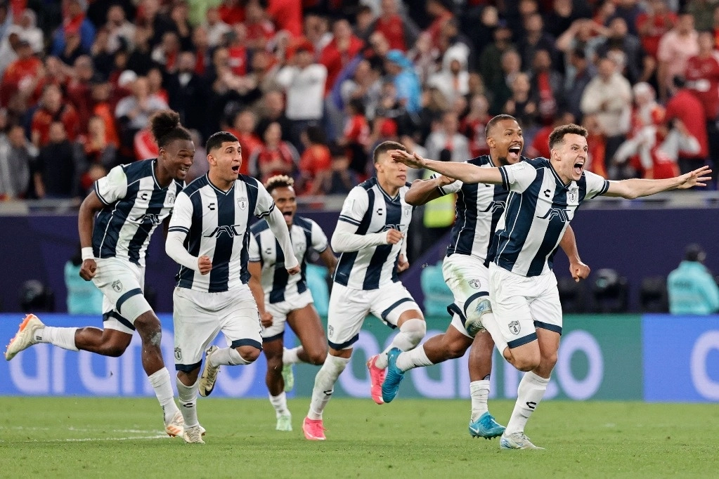 Los Tuzos del Pachuca avanzaron a la final de la Copa Intercontinental; se enfrentarán al Real Madrid el miércoles 18 de diciembre. Foto  Afp
