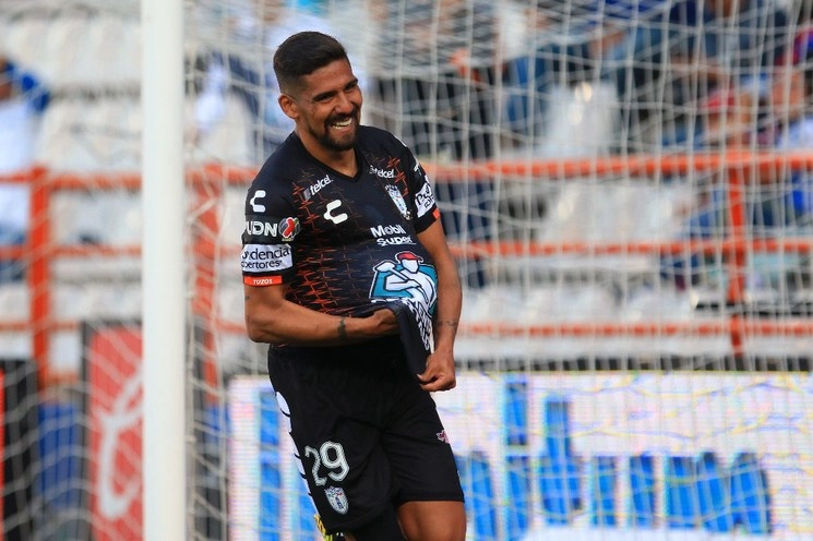 Franco Jara festeja su gol. Foto Jam Media