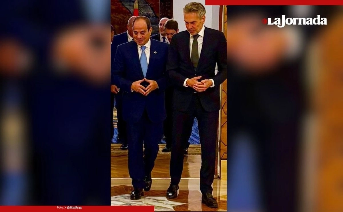 El primer ministro de Países Bajos, Dick Schoof, se reunió en Egipto con el presidente Abdel Fattah al-Sisi. Foto 