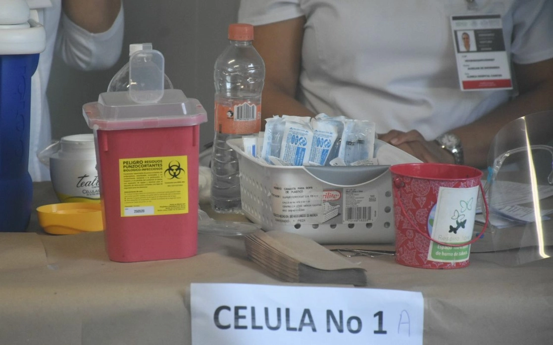 Unidad de vacunación contra Covid-19 en Cancún, Quintana Roo. Foto Cuartoscuro / Archivo