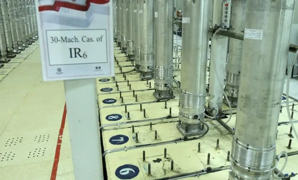 La planta nuclear de Natanz en Irán.