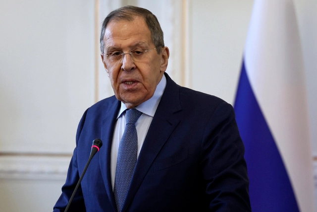 El canciller ruso Serguei Lavrov consideró "palabras vacías" la posibilidad de que enviar tropas de paz a Ucrania. Foto 