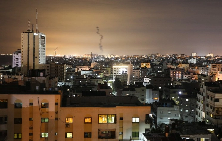 Milicia palestina disparó 20 cohetes contra Israel, sin que se hayan reportado daños. Foto Afp
