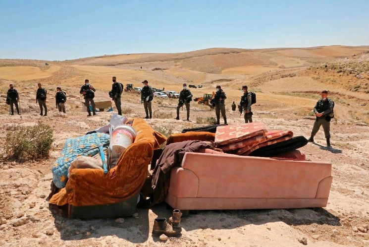 Soldados israelíes vigilan  Cisjordania Foto Afp