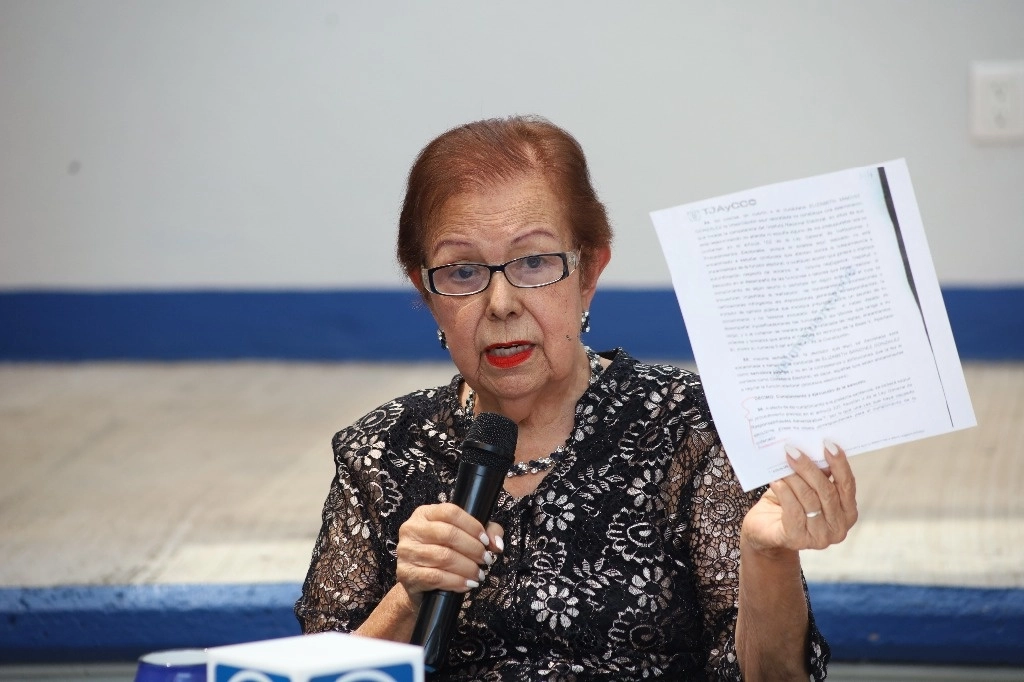 Perla Woolrich Fernández, presidenta del Partido Acción Nacional en Oaxaca. Foto Jorge A. Pérez