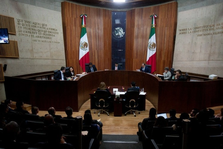 Sala Superior del Tribunal Electoral del Poder Judicial de la Federación. Foto Cristina Rodríguez / Archivo