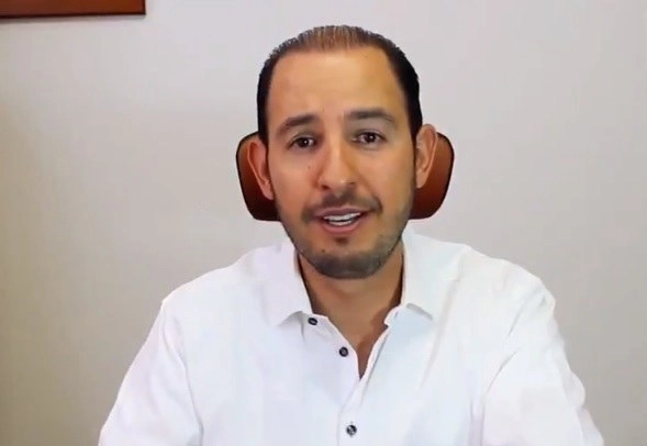 El líder nacional del PAN, Marko Cortés. Foto tomada de su cuenta en Twitter @MarkoCortes