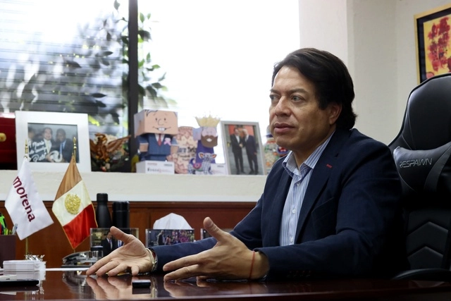 El dirigente de Morena, Mario Delgado en imagen de archivo. Foto Roberto García