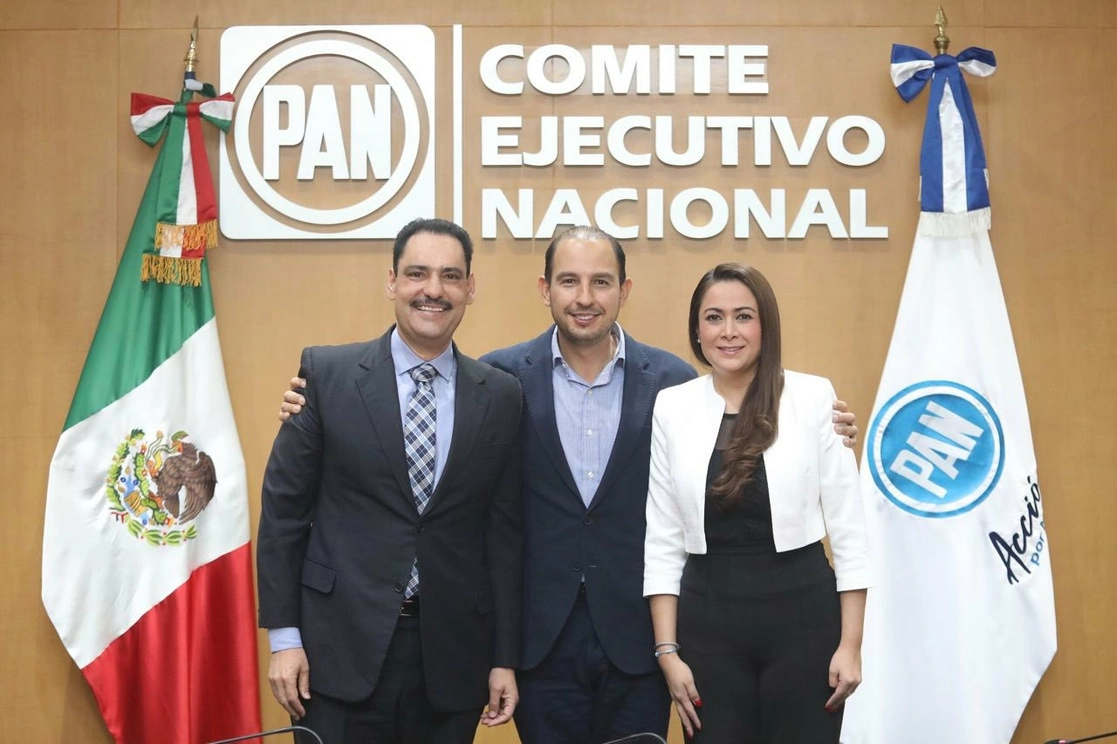 El dirigente nacional del PAN anunció en redes sociales el método de elección del candidato a gobernador de Aguascalientes. Foto @MarkoCortes