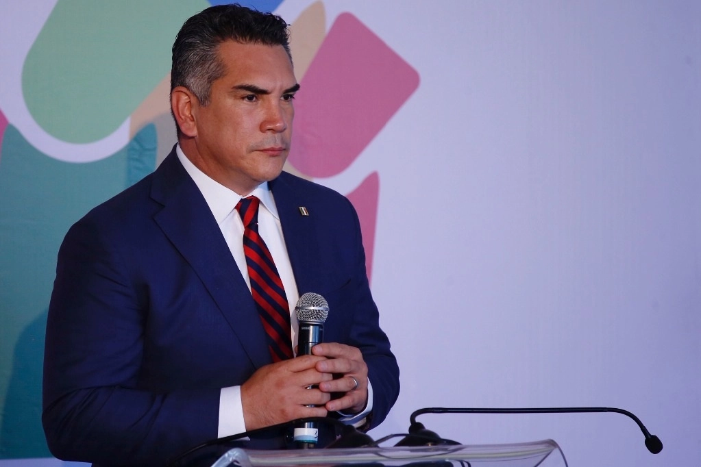 El dirigente nacional del PRI, Alejandro  Moreno, anunció que buscarán una alianza con otro u otros partidos, entre los que se mencionó Nueva Alianza.Foto: Cristina Rodríguez/ Archivo