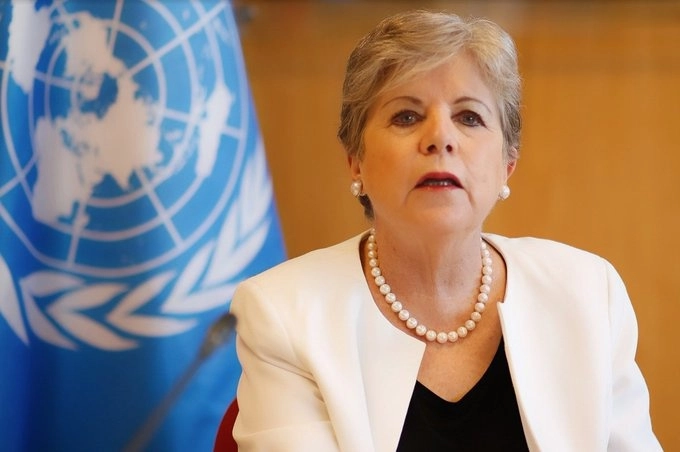 Alicia Bárcena participó en el conversatorio “Mujeres mexicanas en América Latina”, que organiza el Instituto de Mexicanos en el Exterior. Imagen tomada de @cepal_onu