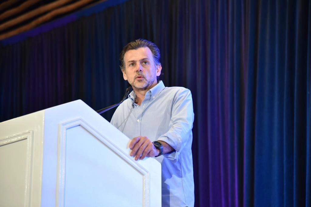José-Oriol Bosch, director general de la Bolsa Mexicana de Valores, durante el décimo primer Foro de Emisoras. Imagen tomada de @BMVMercados