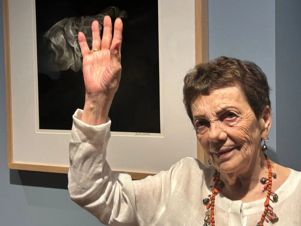 Graciela Iturbide ayer durante la apertura de la exhibición.