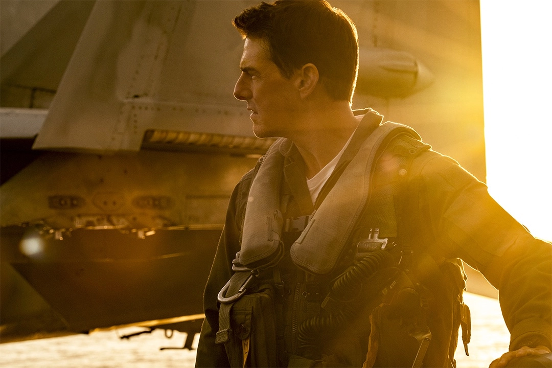 Tom Cruise interpreta otra vez a Pete ‘Maverick’ Mitchell en la secuela de ‘Top Gun’. Foto Tomada del Twitter @TopGunMovie