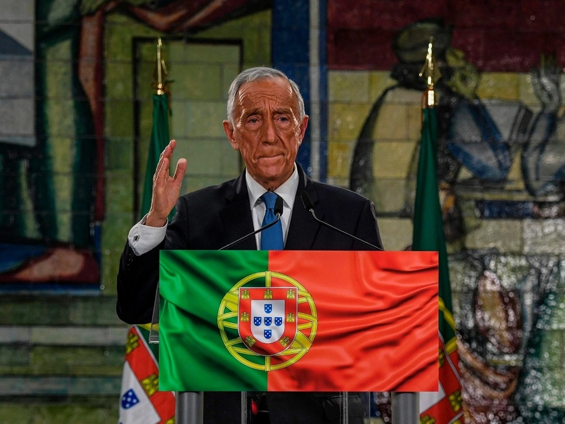 El conservador Marcelo Rebelo de Sousa durante un discurso en Lisboa. Foto Afp / Archivo